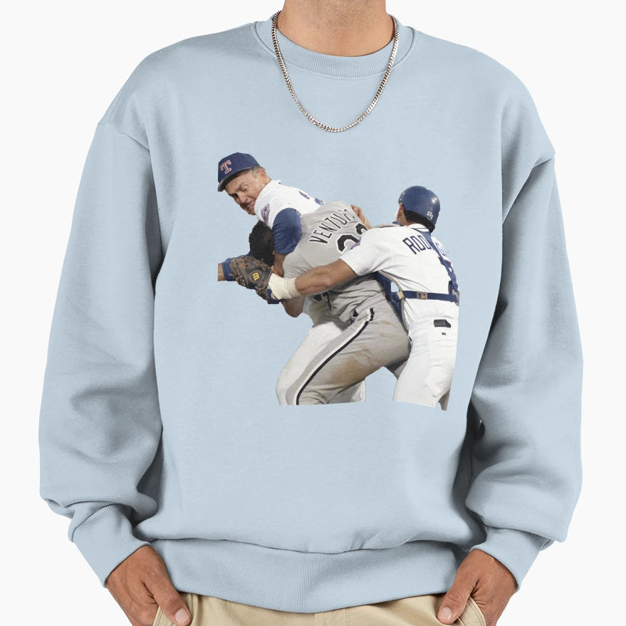 Nolan Ryan Fight Sweatshirt - Novelty Apparel Men Women - T-Shirt, Sweatshirt, Hoodie