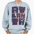 Atlanta City Map Georgia Usa Hope Sweatshirt - Novelty Apparel for Adults - T-Shirt, Sweatshirt, Hoodie