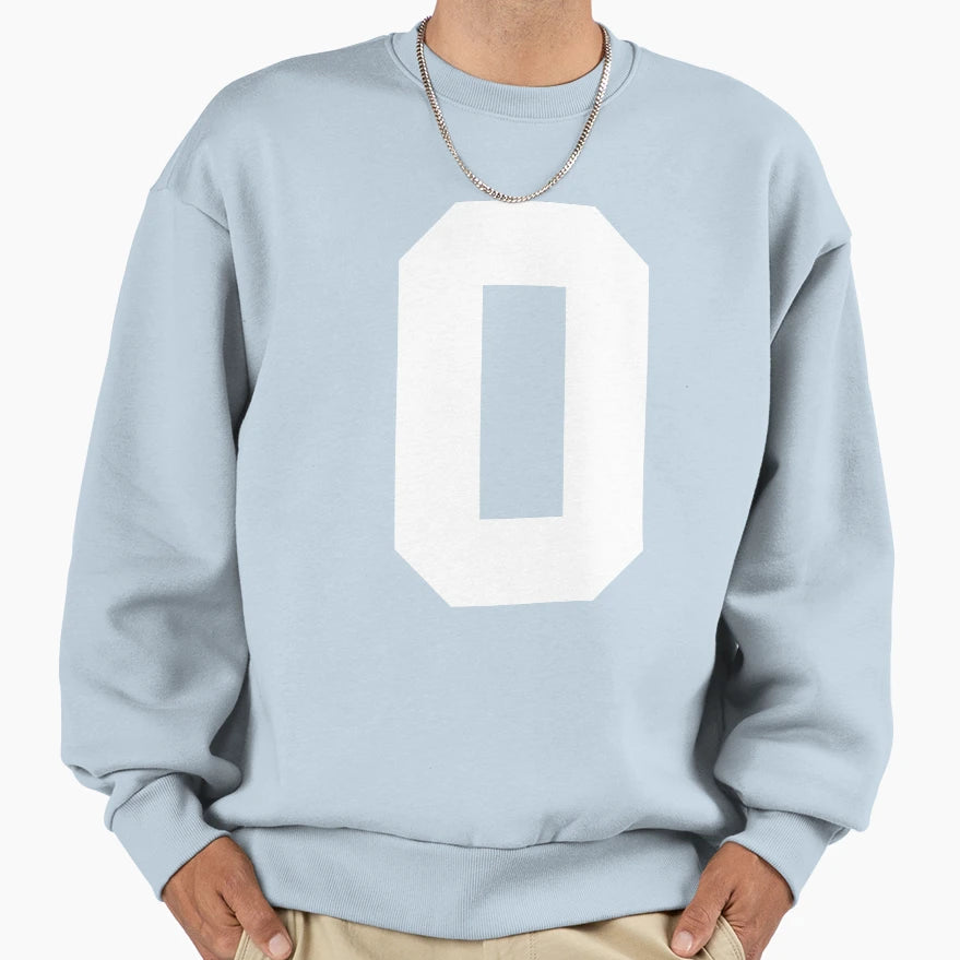 Number 0 Sports Sweatshirt - Unique Graphic for Adults - T-Shirt, Sweatshirt, Hoodie
