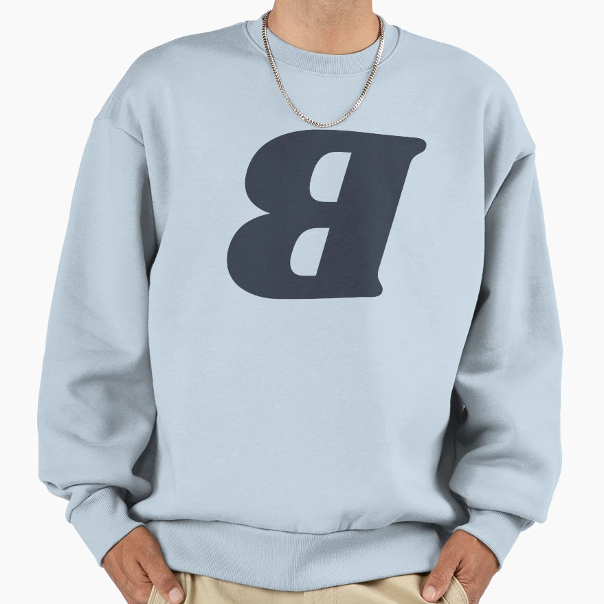 Backwards Letter Sweatshirt - Fun Novelty Design Unisex - T-Shirt, Sweatshirt, Hoodie