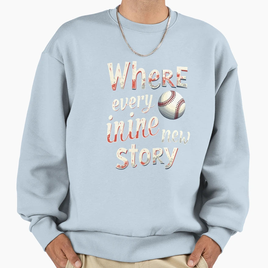 Funny Baseball T-Shirt - Casual Everyday Wear Unisex - T-Shirt, Sweatshirt, Hoodie