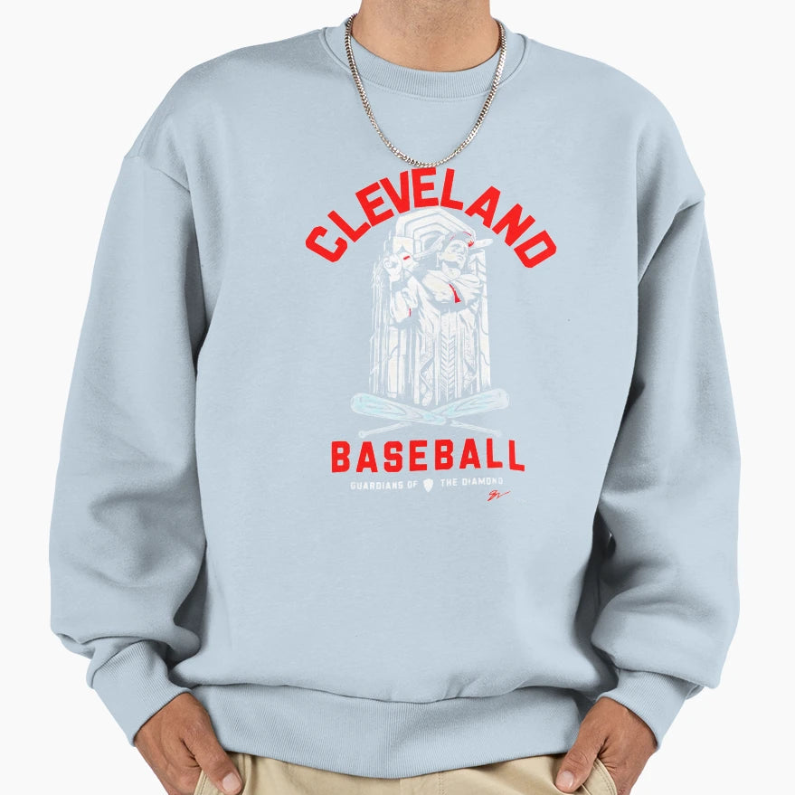Cleveland Baseball Guardian Fan Sweatshirt - Aesthetic Graphic Unisex - T-Shirt, Sweatshirt, Hoodie
