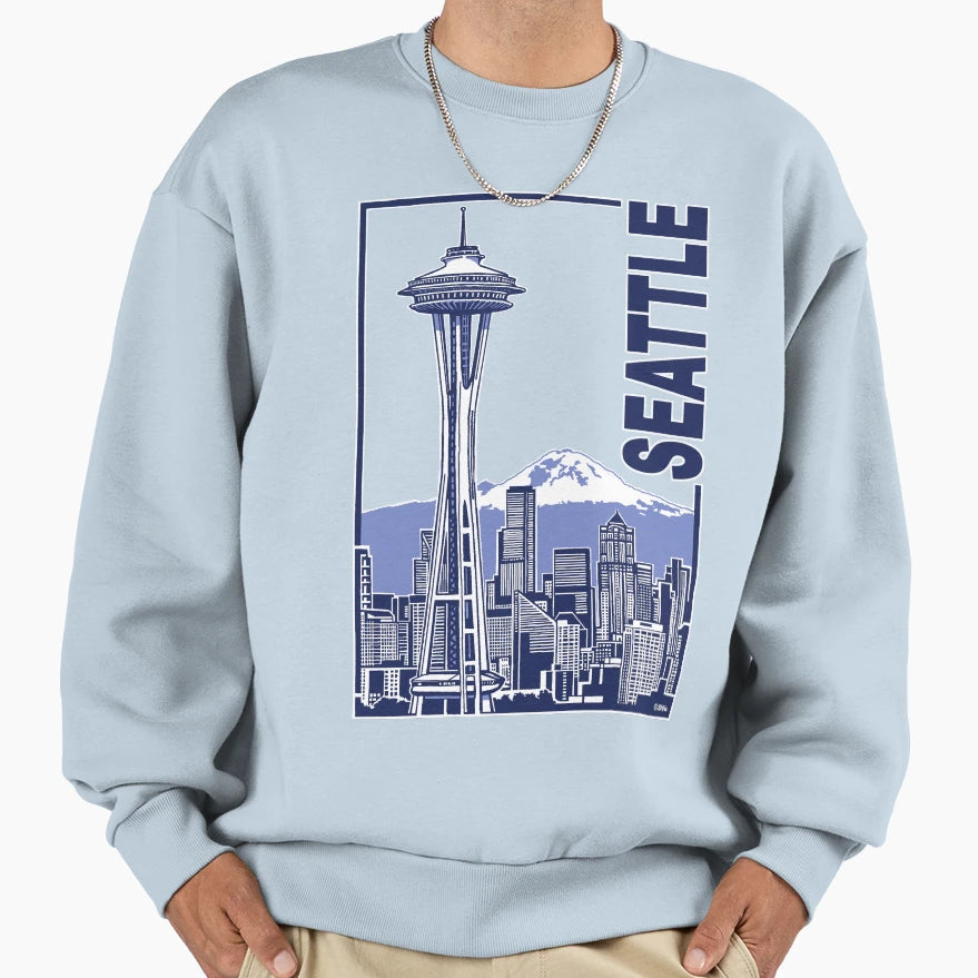 Seattle Sweatshirt - Fun Novelty Design Unisex - T-Shirt, Sweatshirt, Hoodie