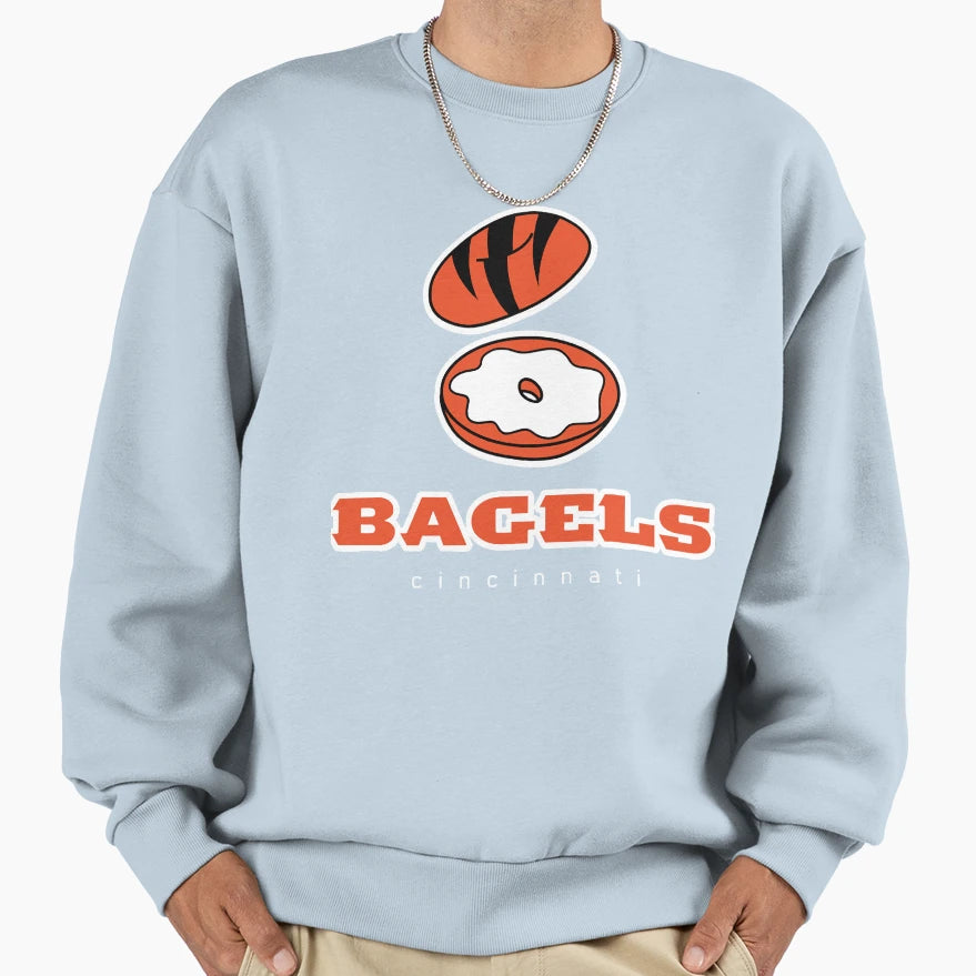 Cincinnati Bagels Sweatshirt - Casual Everyday Wear for Adults - T-Shirt, Sweatshirt, Hoodie
