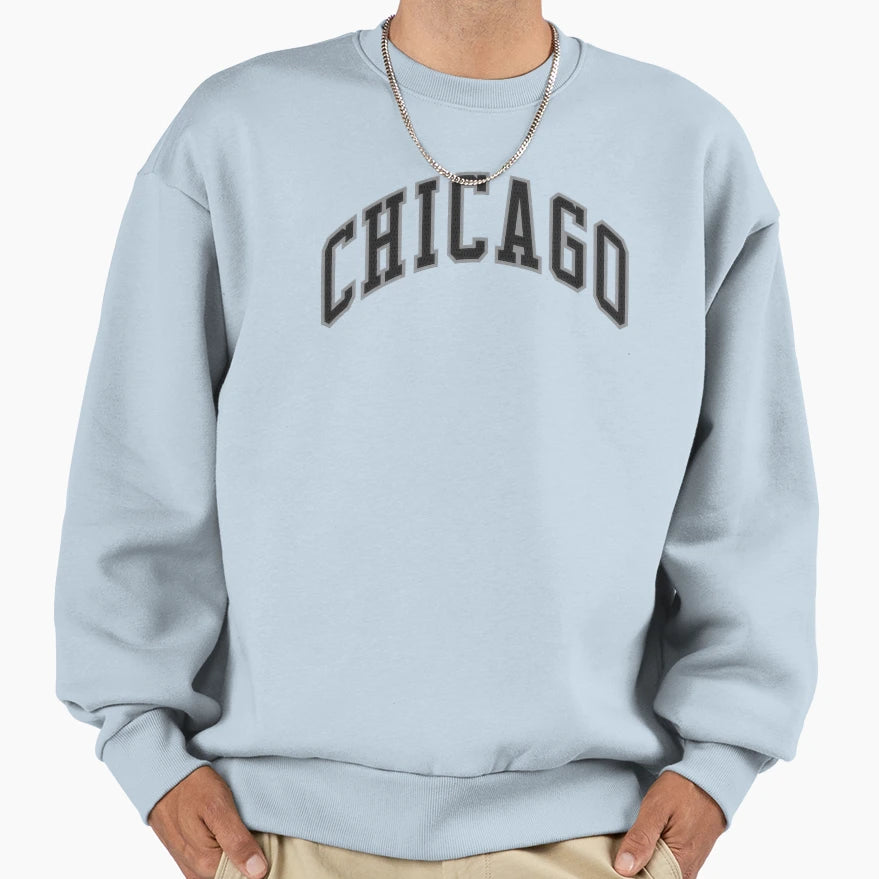 Chicago Sweatshirt - Casual Everyday Wear for Adults - T-Shirt, Sweatshirt, Hoodie