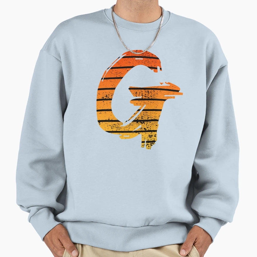 Letter G Initials Sweatshirt - Novelty Apparel for Adults - T-Shirt, Sweatshirt, Hoodie