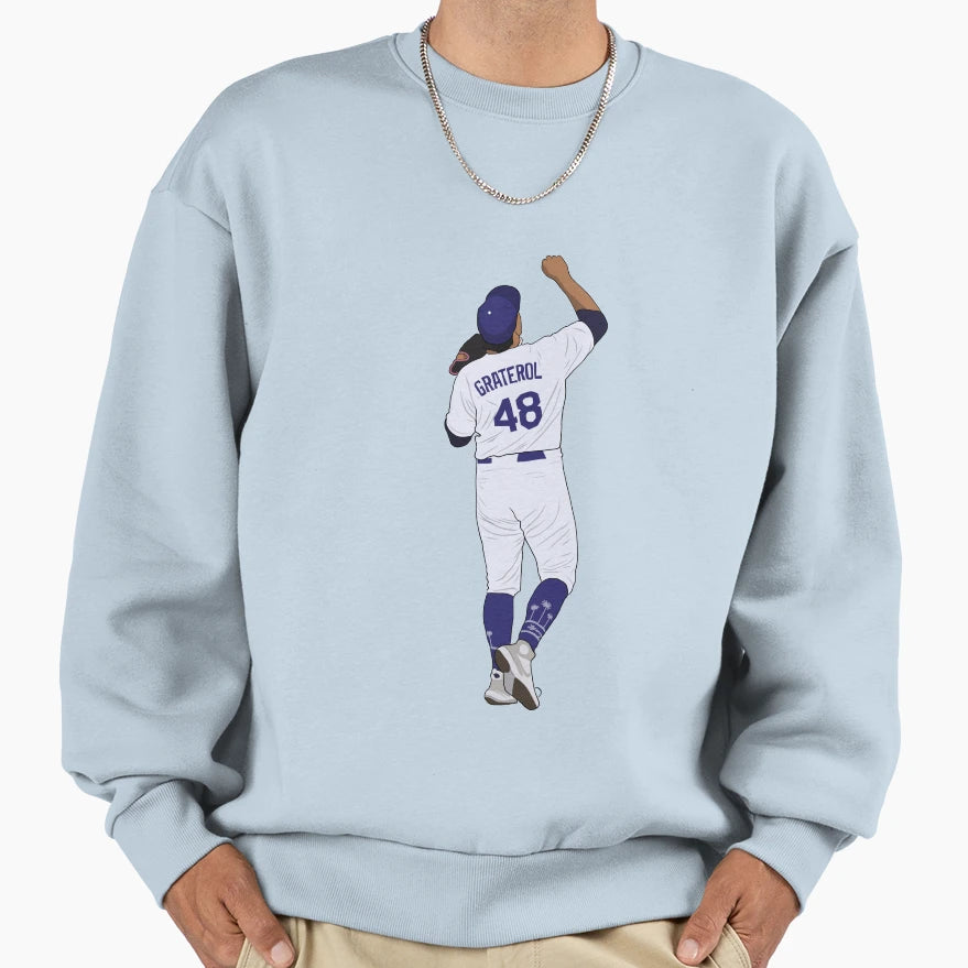 Brusdar Graterol Bazooka Sweatshirt - Aesthetic Graphic Men Women - T-Shirt, Sweatshirt, Hoodie