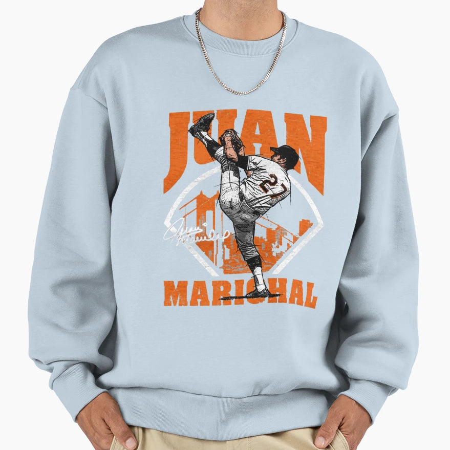Juan Marichal Field Sweatshirt - Unique Graphic Unisex - T-Shirt, Sweatshirt, Hoodie