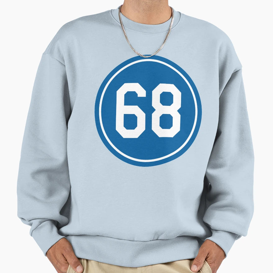 Ross Stripling 68 Jersey Number Sweatshirt - Streetwear Style Unisex - T-Shirt, Sweatshirt, Hoodie