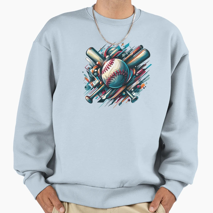 Baseball Sweatshirt - Streetwear Style Unisex - T-Shirt, Sweatshirt, Hoodie