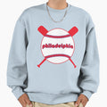 Philadelphia Throwback Baseball Sweatshirt - Casual Everyday Wear Unisex - T-Shirt, Sweatshirt, Hoodie
