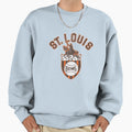 St Louis Browns Distressed Sweatshirt - Fun Novelty Design for Adults - T-Shirt, Sweatshirt, Hoodie
