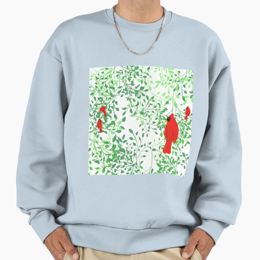 Cardinals Tree Sweatshirt - Fun Novelty Design for Adults - T-Shirt, Sweatshirt, Hoodie