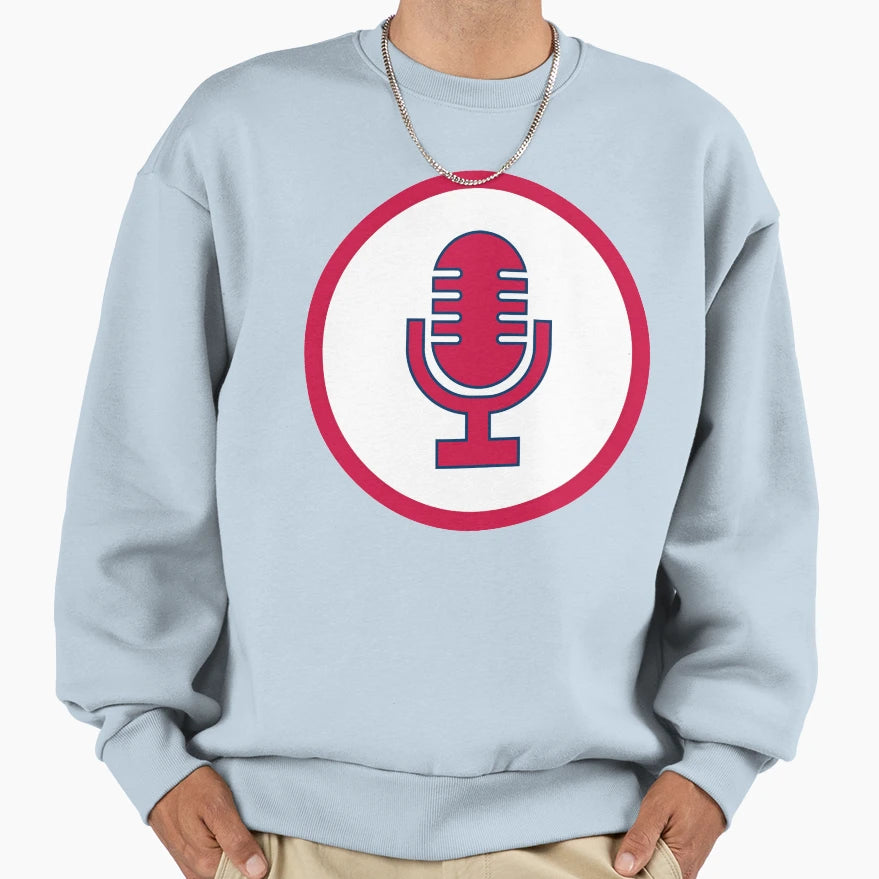 Jack Buck Microphone Jersey Number Sweatshirt - Trendy Graphic for Adults - T-Shirt, Sweatshirt, Hoodie