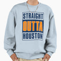 Straight Out Houston Baseball Sweatshirt - Unique Graphic for Adults - T-Shirt, Sweatshirt, Hoodie
