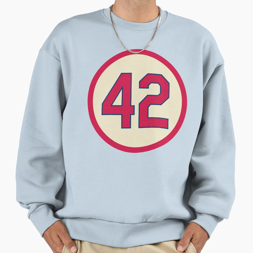 Bruce Sutter 42 Jersey Number Sweatshirt - Casual Everyday Wear Unisex - T-Shirt, Sweatshirt, Hoodie