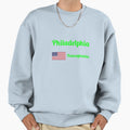Philadelphia Pennsylvania Stylish Sweatshirt - Novelty Apparel for Adults - T-Shirt, Sweatshirt, Hoodie