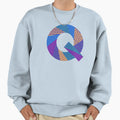 Alphabet Letter Q Screen Sweatshirt - Graphic Print Unisex - T-Shirt, Sweatshirt, Hoodie