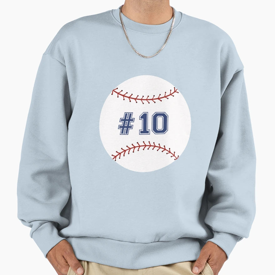Baseball 10 Sweatshirt - Aesthetic Graphic for Adults - T-Shirt, Sweatshirt, Hoodie