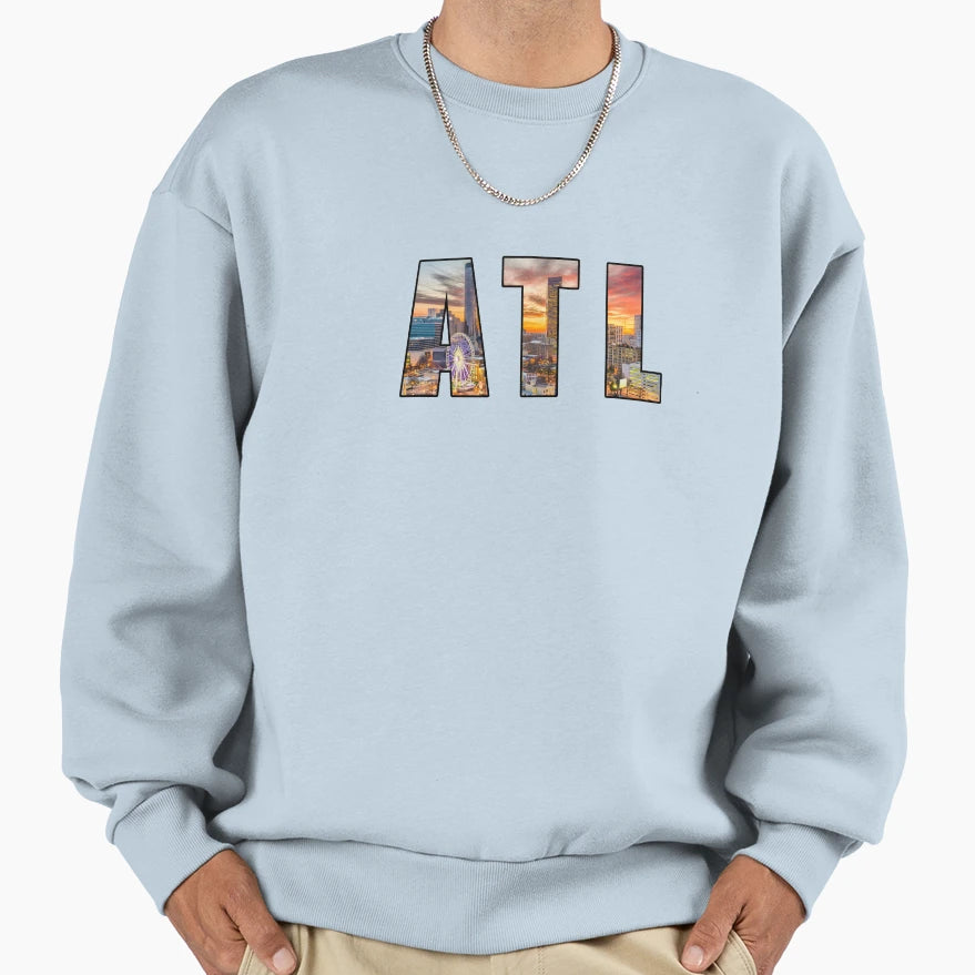 Atlanta Sweatshirt - Unique Graphic for Adults - T-Shirt, Sweatshirt, Hoodie
