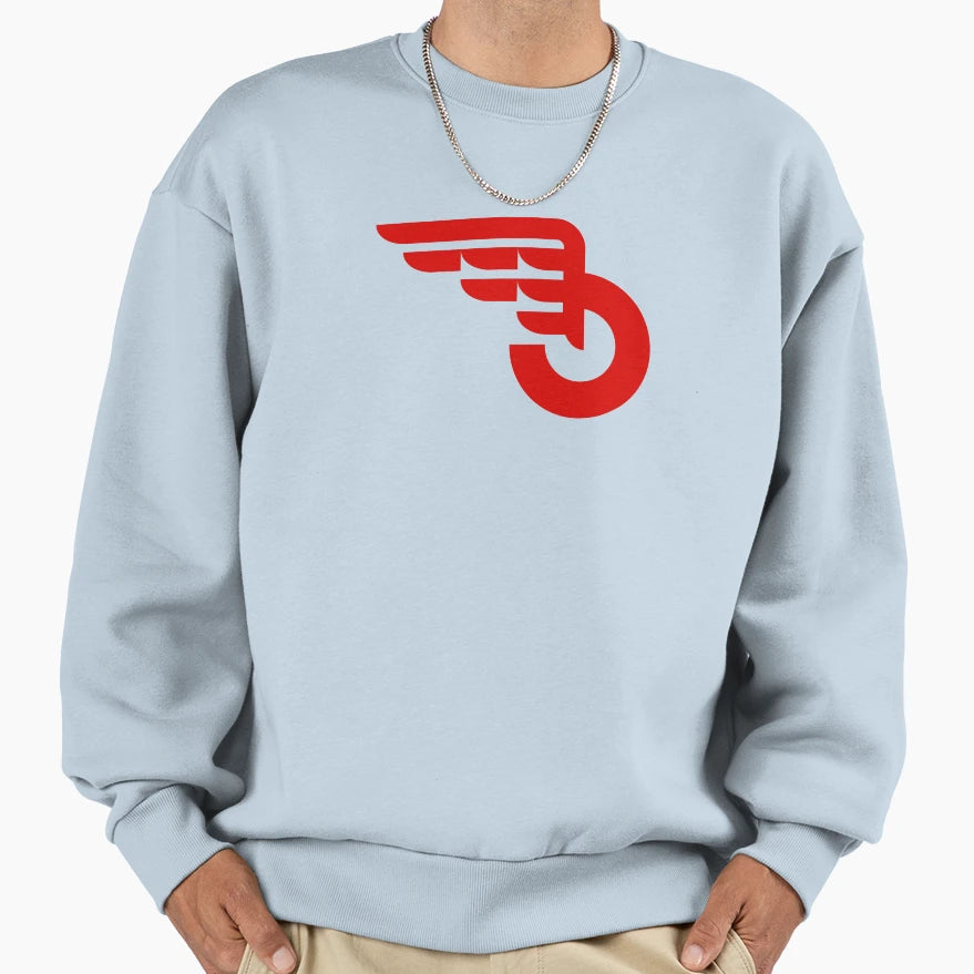 Detroit Hockey Logo Sweatshirt - Casual Everyday Wear Unisex - T-Shirt, Sweatshirt, Hoodie