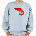 Detroit Hockey Logo Sweatshirt - Casual Everyday Wear Unisex - T-Shirt, Sweatshirt, Hoodie