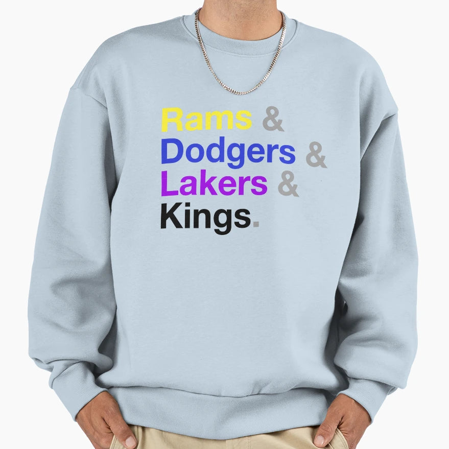 La Sports Sweatshirt - Trendy Graphic Unisex - T-Shirt, Sweatshirt, Hoodie