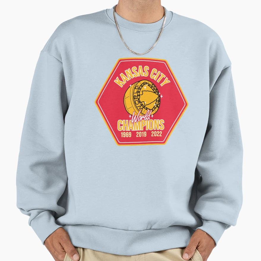 Kansas City Champs Sweatshirt - Fun Novelty Design Men Women - T-Shirt, Sweatshirt, Hoodie
