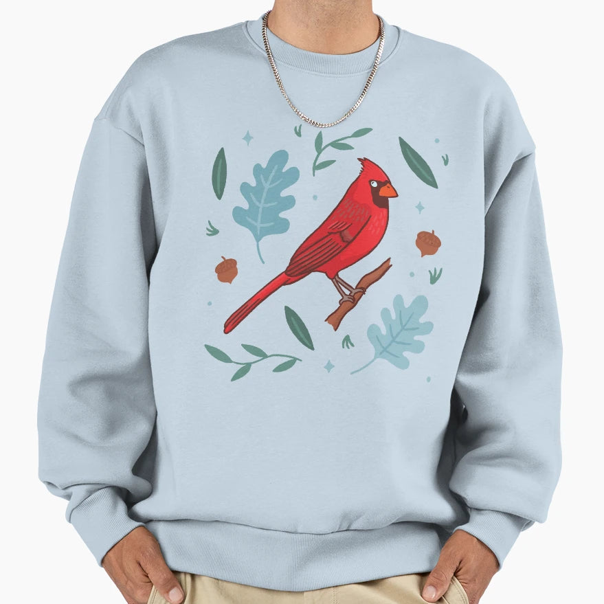 Cardinal Bird Sweatshirt - Streetwear Style Men Women - T-Shirt, Sweatshirt, Hoodie