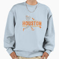 Houston Baseball Slugger Home Run Sweatshirt - Trendy Graphic Men Women - T-Shirt, Sweatshirt, Hoodie