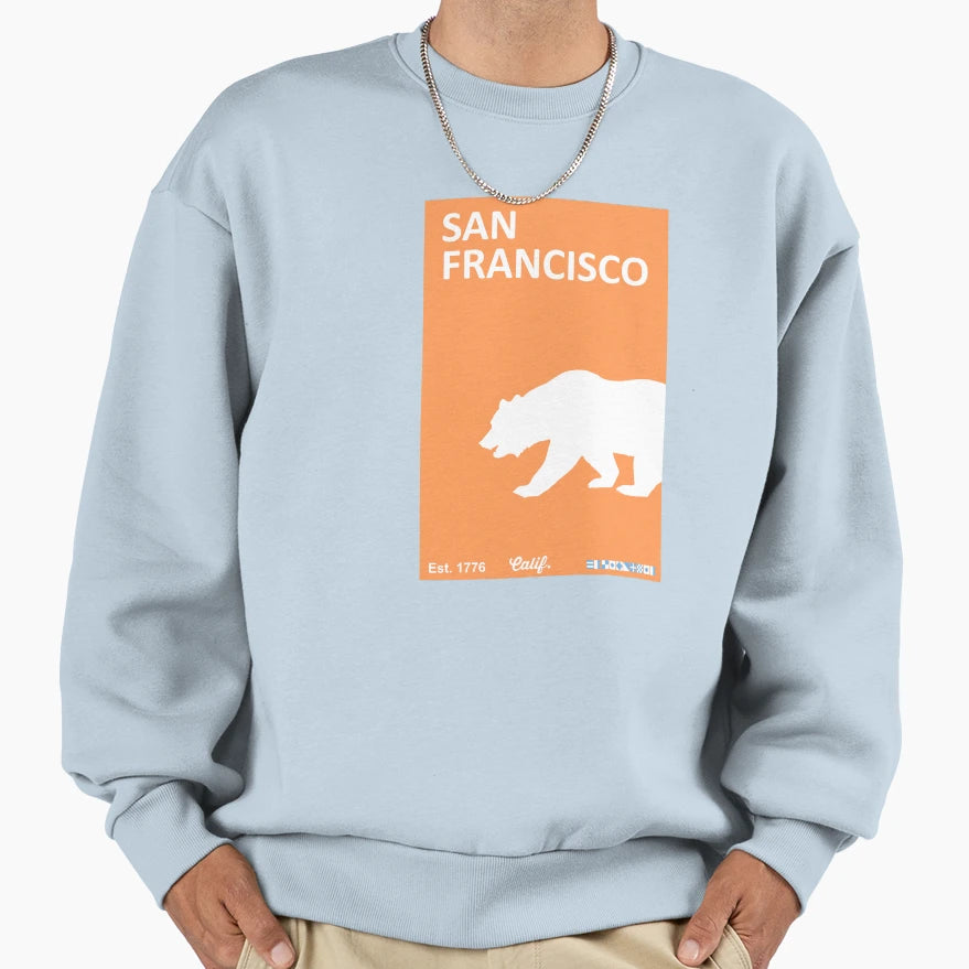 San Francisco Sweatshirt - Graphic Print Men Women - T-Shirt, Sweatshirt, Hoodie