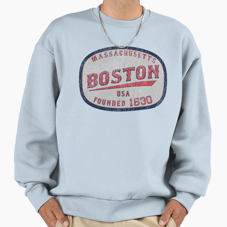 Boston Ma Sweatshirt - Custom Art Print Unisex - T-Shirt, Sweatshirt, Hoodie