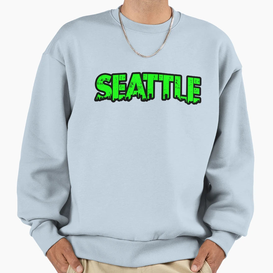 Seattle Washington Sweatshirt - Trendy Graphic Unisex - T-Shirt, Sweatshirt, Hoodie