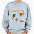 Miami Sweatshirt - Casual Everyday Wear Unisex - T-Shirt, Sweatshirt, Hoodie