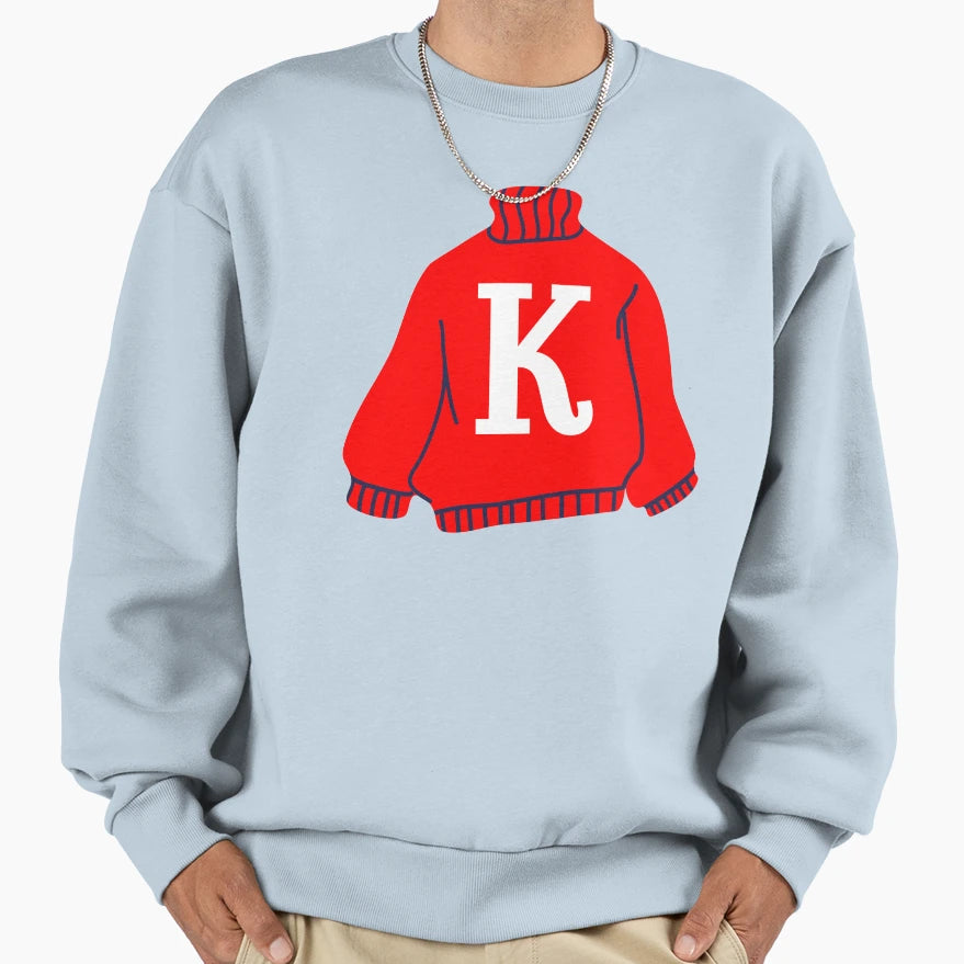 Letter Sweatshirt - Graphic Print for Adults - T-Shirt, Sweatshirt, Hoodie