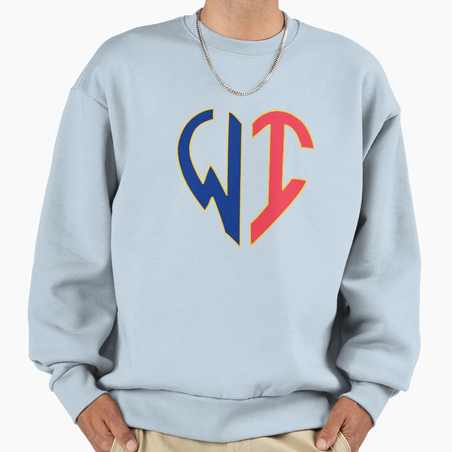 Wisconsin State Abbreviation Sweatshirt - Streetwear Style Unisex - T-Shirt, Sweatshirt, Hoodie