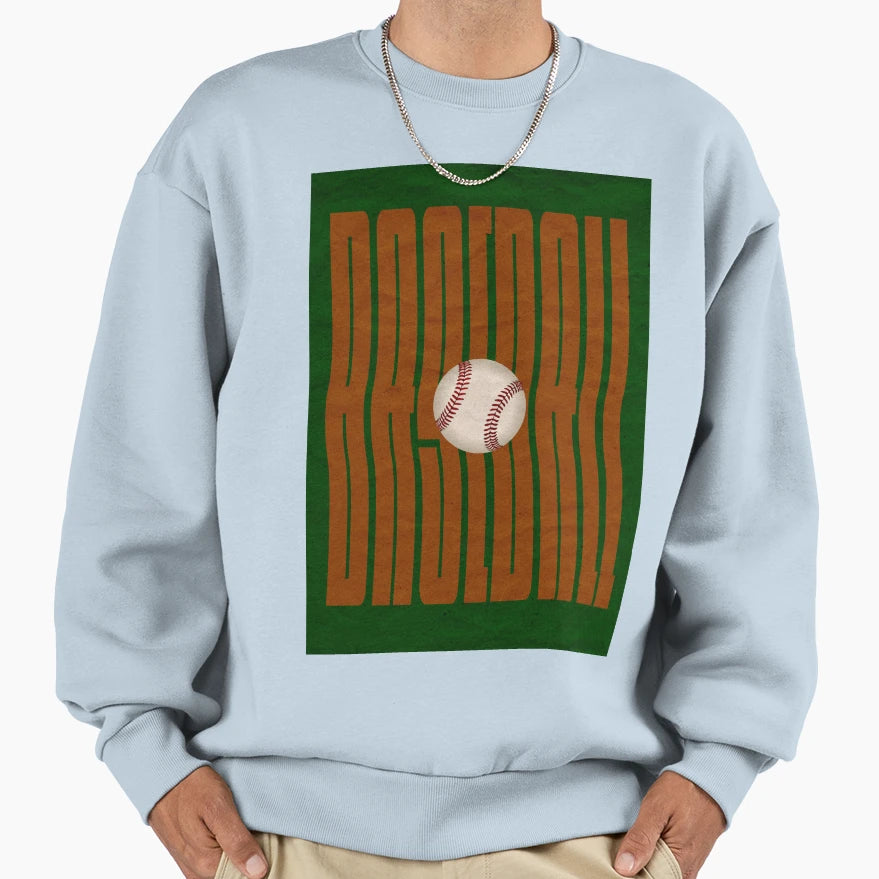 Baseball Ball Sweatshirt - Fun Novelty Design Men Women - T-Shirt, Sweatshirt, Hoodie