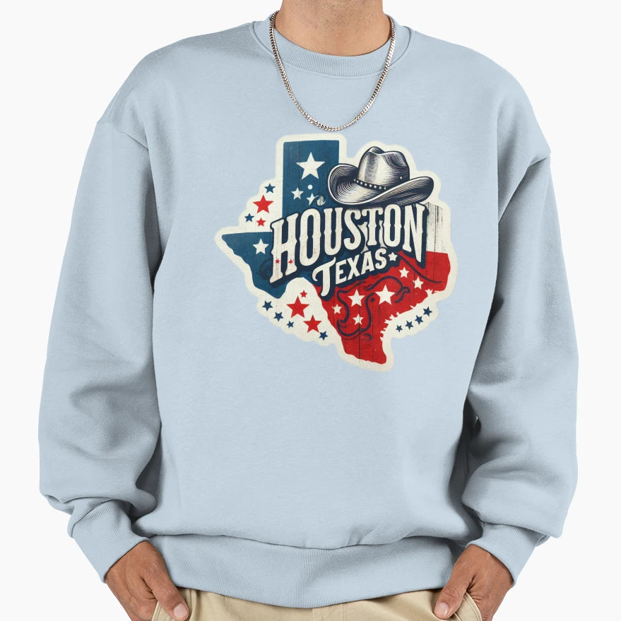 Houston Texast T-Shirt - Trendy Graphic for Adults - T-Shirt, Sweatshirt, Hoodie