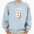 Paul George 8 Sixers Sweatshirt - Fun Novelty Design for Adults - T-Shirt, Sweatshirt, Hoodie