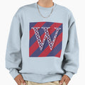 Letter W Americana Old Glory Sweatshirt - Casual Everyday Wear for Adults - T-Shirt, Sweatshirt, Hoodie