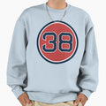 Curt Schilling 38 Jersey Number Sweatshirt - Novelty Apparel for Adults - T-Shirt, Sweatshirt, Hoodie