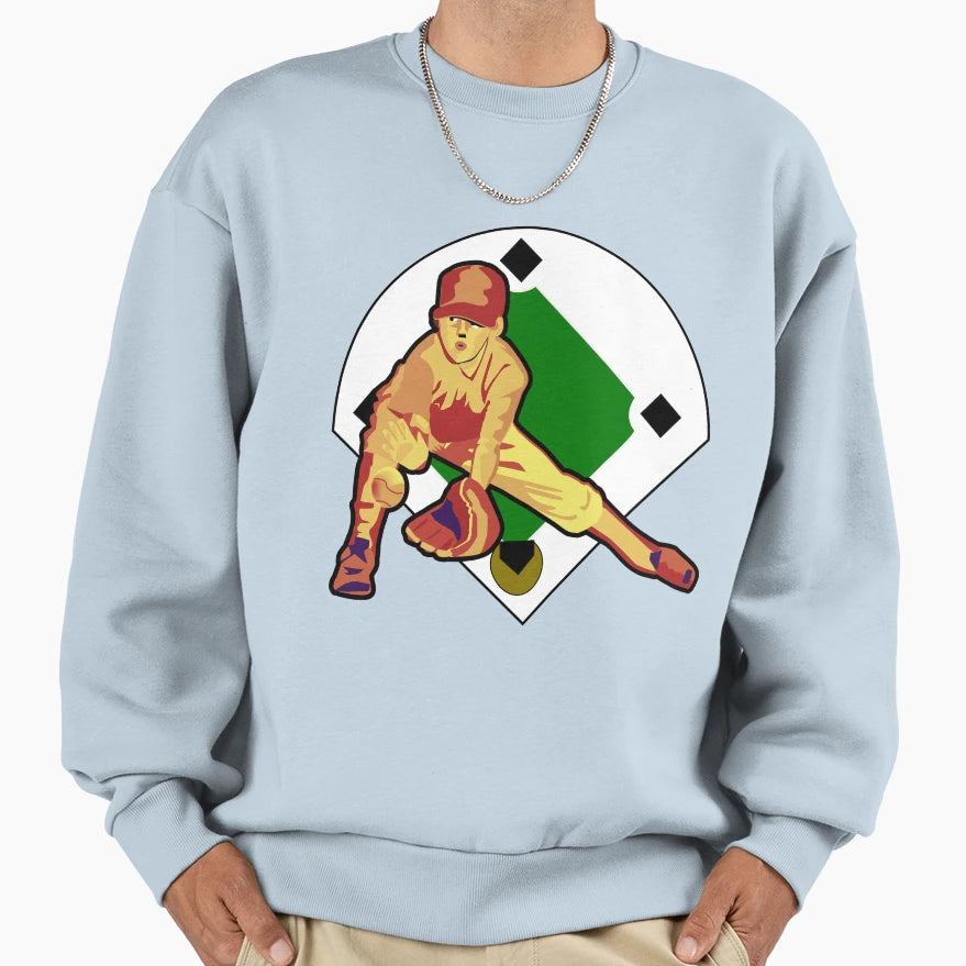Baseball Sweatshirt - Fun Novelty Design Unisex - T-Shirt, Sweatshirt, Hoodie