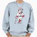 Baseball Red Stockings Sweatshirt - Graphic Print Unisex - T-Shirt, Sweatshirt, Hoodie