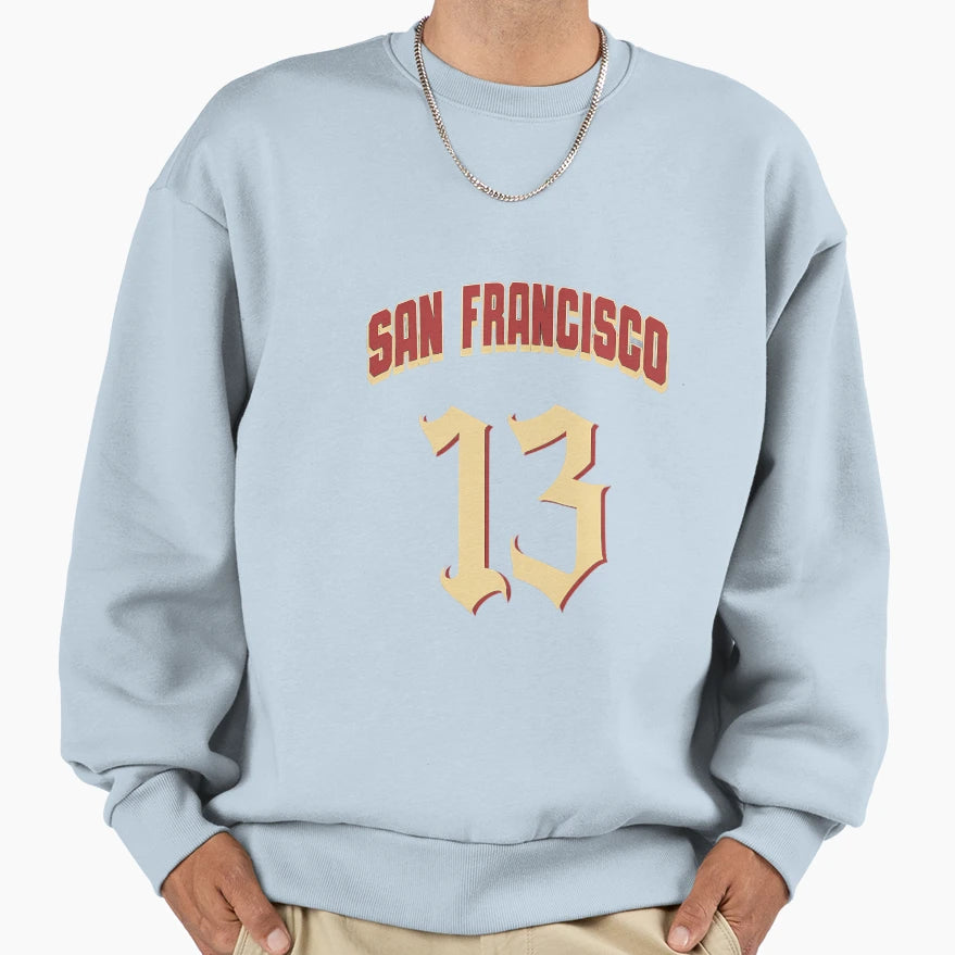 49Ers Football Sweatshirt - Trendy Graphic for Adults - T-Shirt, Sweatshirt, Hoodie