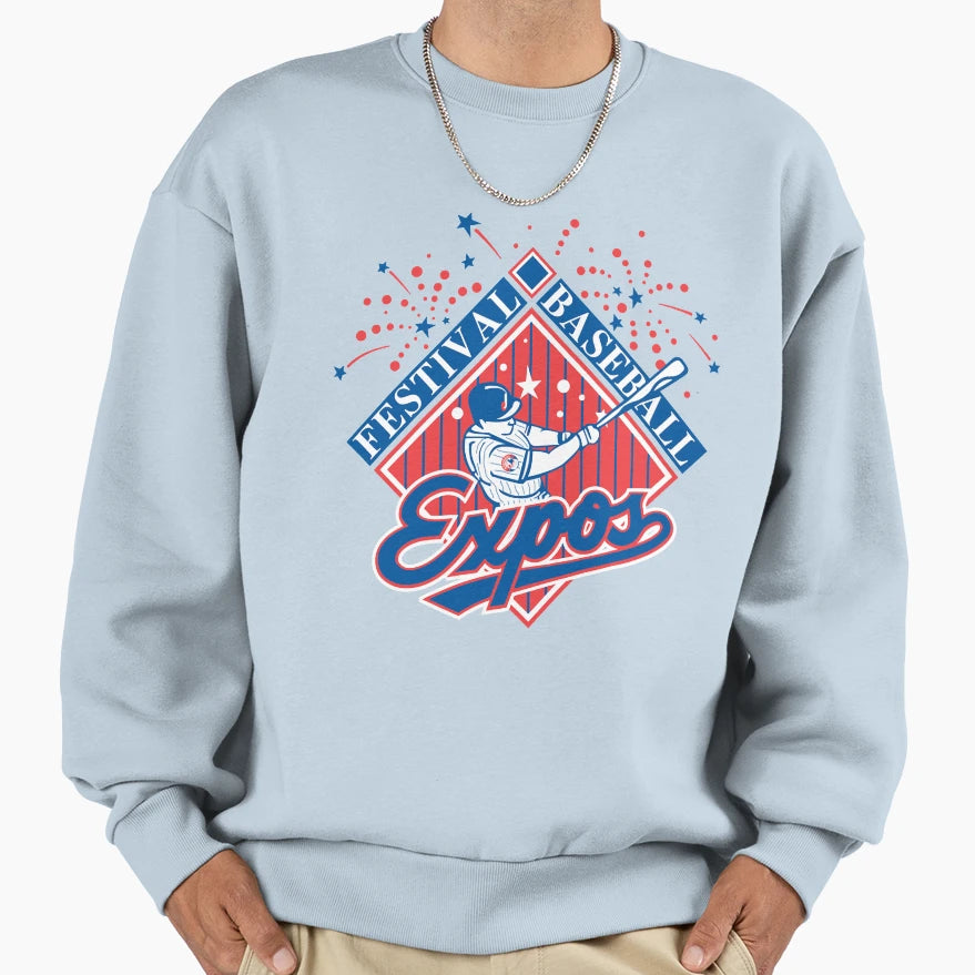 Baseball Team Montreal Sweatshirt - Minimalist Print Unisex - T-Shirt, Sweatshirt, Hoodie