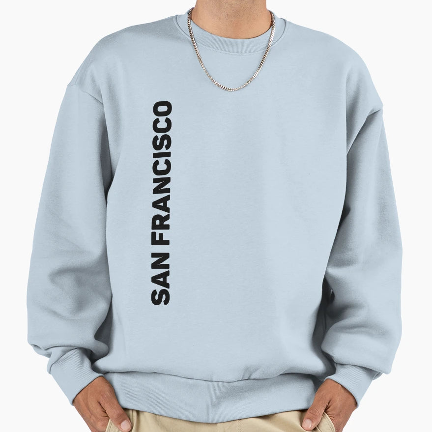 San Francisco Sweatshirt - Aesthetic Graphic for Adults - T-Shirt, Sweatshirt, Hoodie