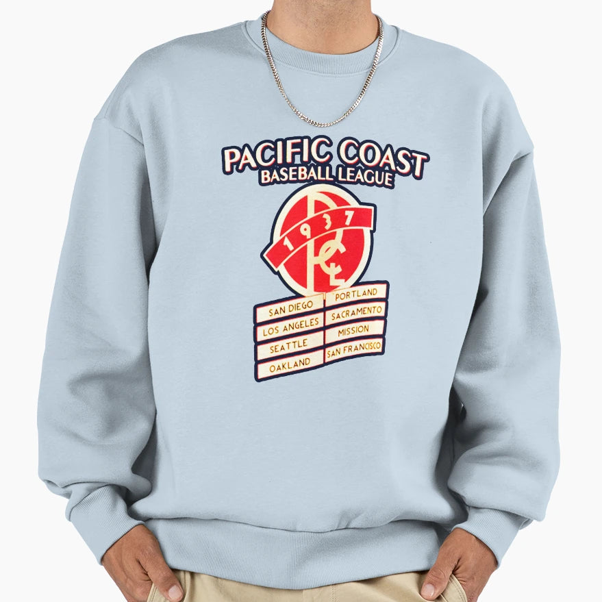 Pacific Coast Baseball League And T-Shirt - Trendy Graphic Unisex - T-Shirt, Sweatshirt, Hoodie