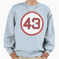 Dennis Eckersley 43 Jersey Number Sweatshirt - Unique Graphic Men Women - T-Shirt, Sweatshirt, Hoodie