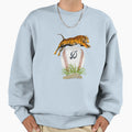 Play Ball Tiger And Baseball Initial Sweatshirt - Unique Graphic Men Women - T-Shirt, Sweatshirt, Hoodie
