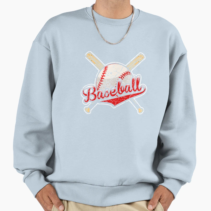 Baseball Baseball Sweatshirt - Graphic Print for Adults - T-Shirt, Sweatshirt, Hoodie